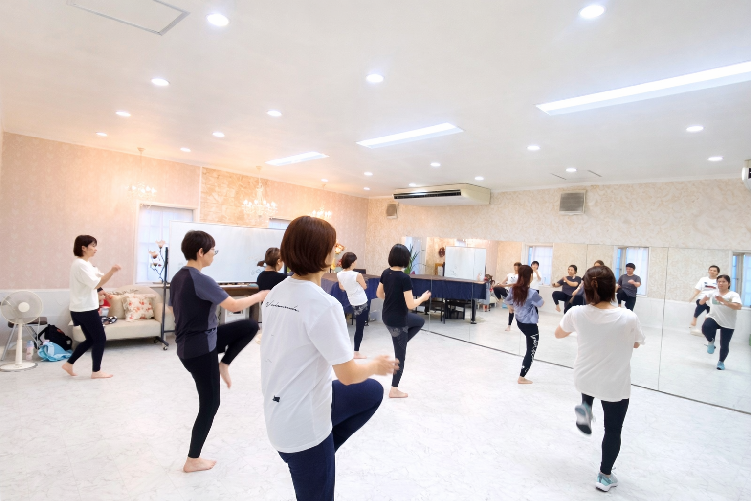 キックボクシングクラスの様子